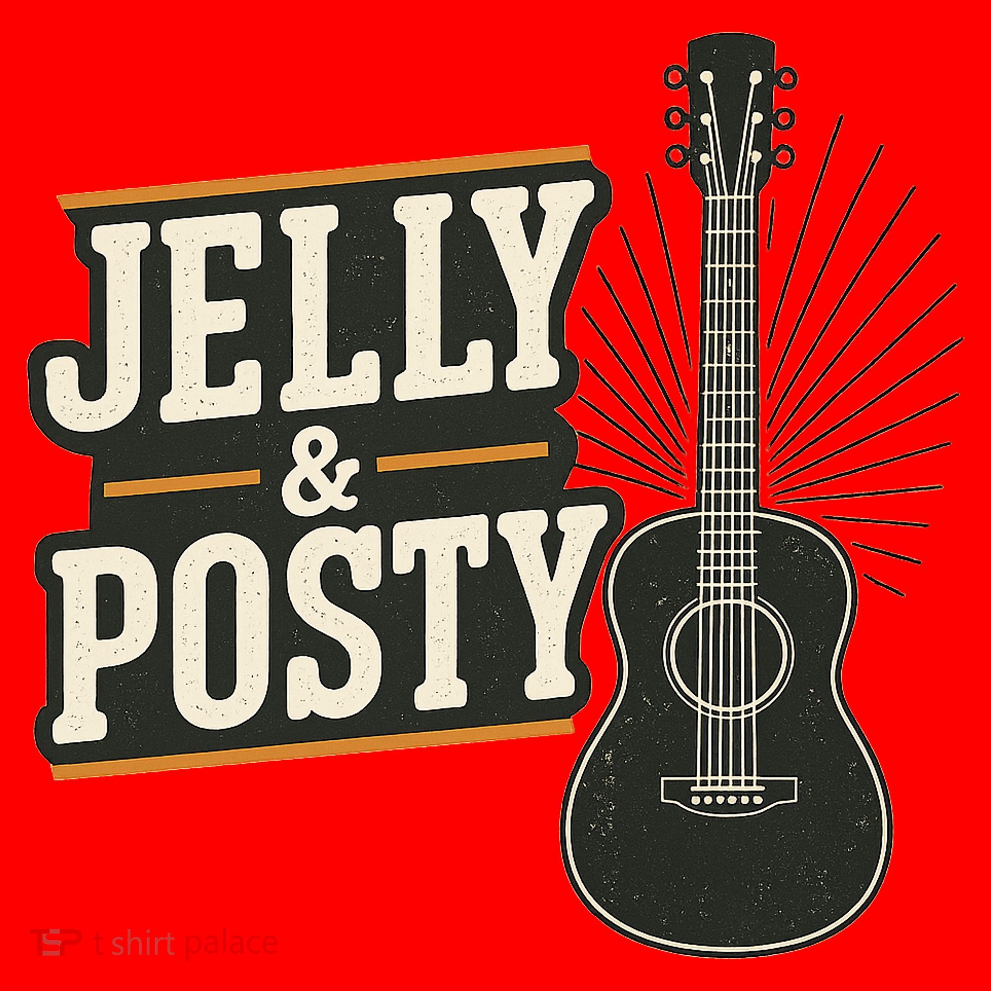 Jelly & Posty Guitar Music Santa Hat