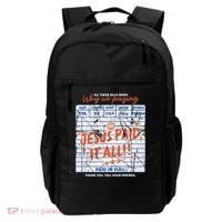 Jesus Paid It All Romans 623 Christian Easter Bill Bible Backpack thumb 0
