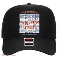 Jesus Paid It All Romans 623 Christian Easter Bill Bible Hat thumb 0