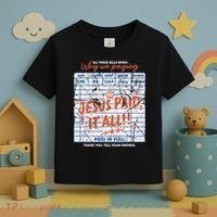 Jesus Paid It All Romans 623 Christian Easter Bill Bible Toddler T-Shirt thumb 3