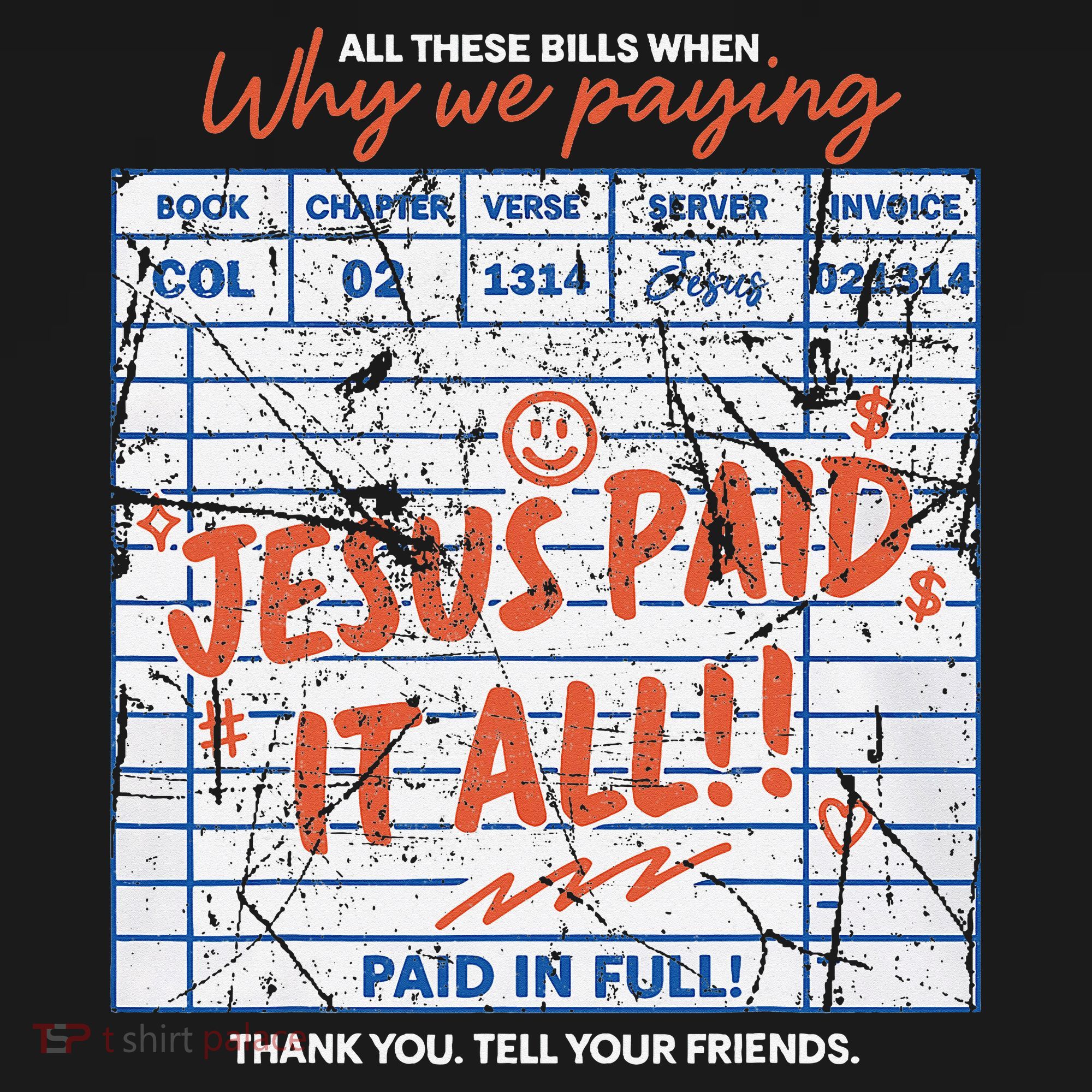 Jesus Paid It All Romans 623 Christian Easter Bill Bible Kids Sweatshirt