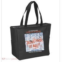 Jesus Paid It All Romans 623 Christian Easter Bill Bible Tote Bag thumb 2