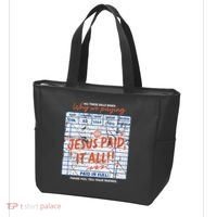 Jesus Paid It All Romans 623 Christian Easter Bill Bible Tote Bag thumb 3