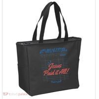 Jesus Paid It All Guest Check Receipt Christian Tote Bag thumb 2