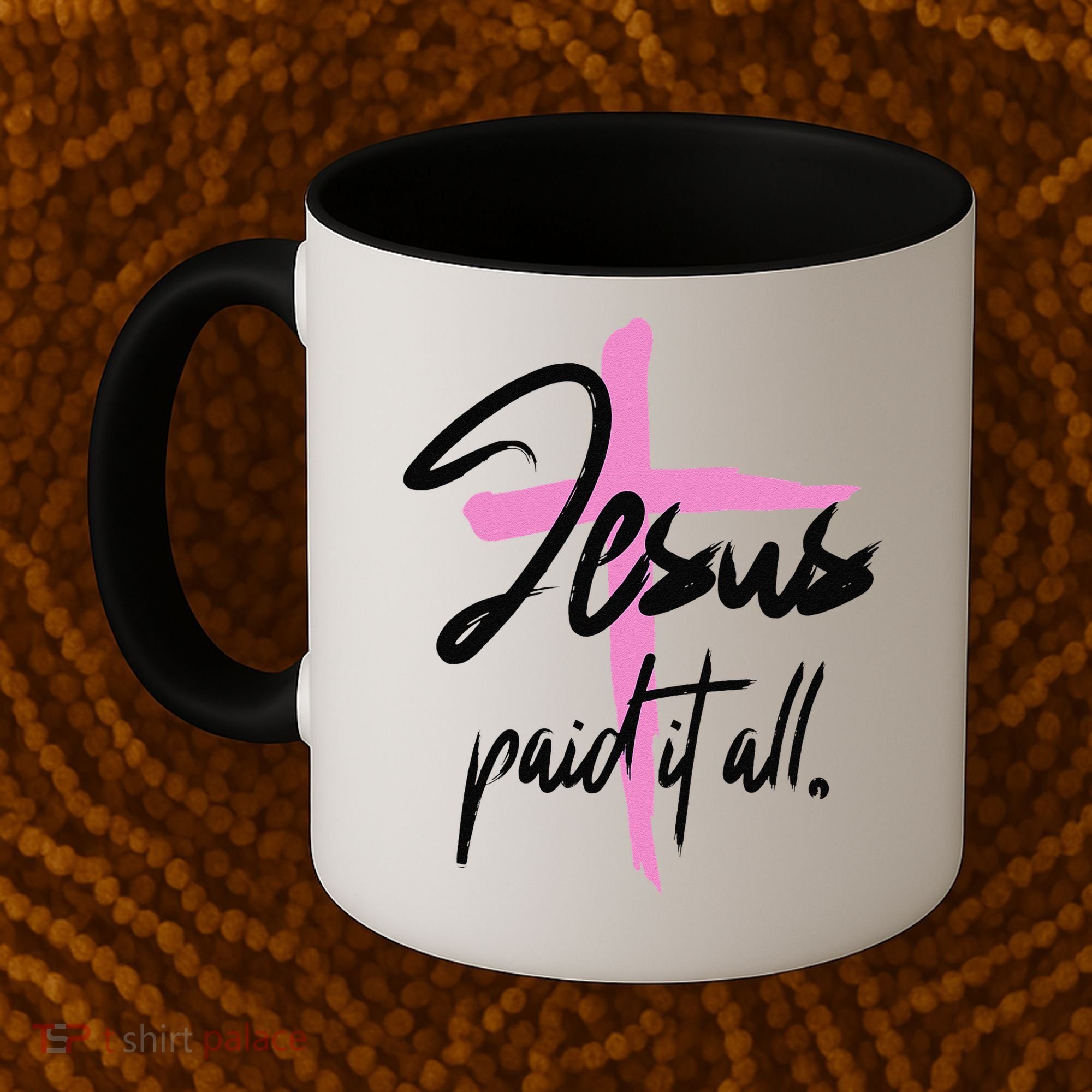 Jesus Paid It All Christian Pay Bills Funny God Shopping Coffee Mug