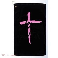 Jesus Paid It All Christian Pay Bills Funny God Shopping Golf Towel thumb 0