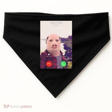 John Pork Is Calling USA-Made Doggie Bandana