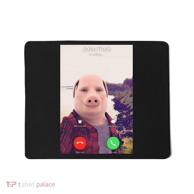 John Pork Is Calling Mousepad