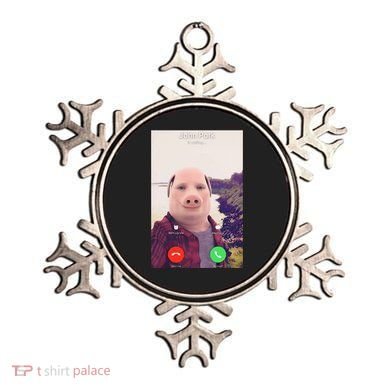 John Pork Is Calling Ornament