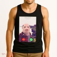 John Pork Is Calling Tank Top thumb 3