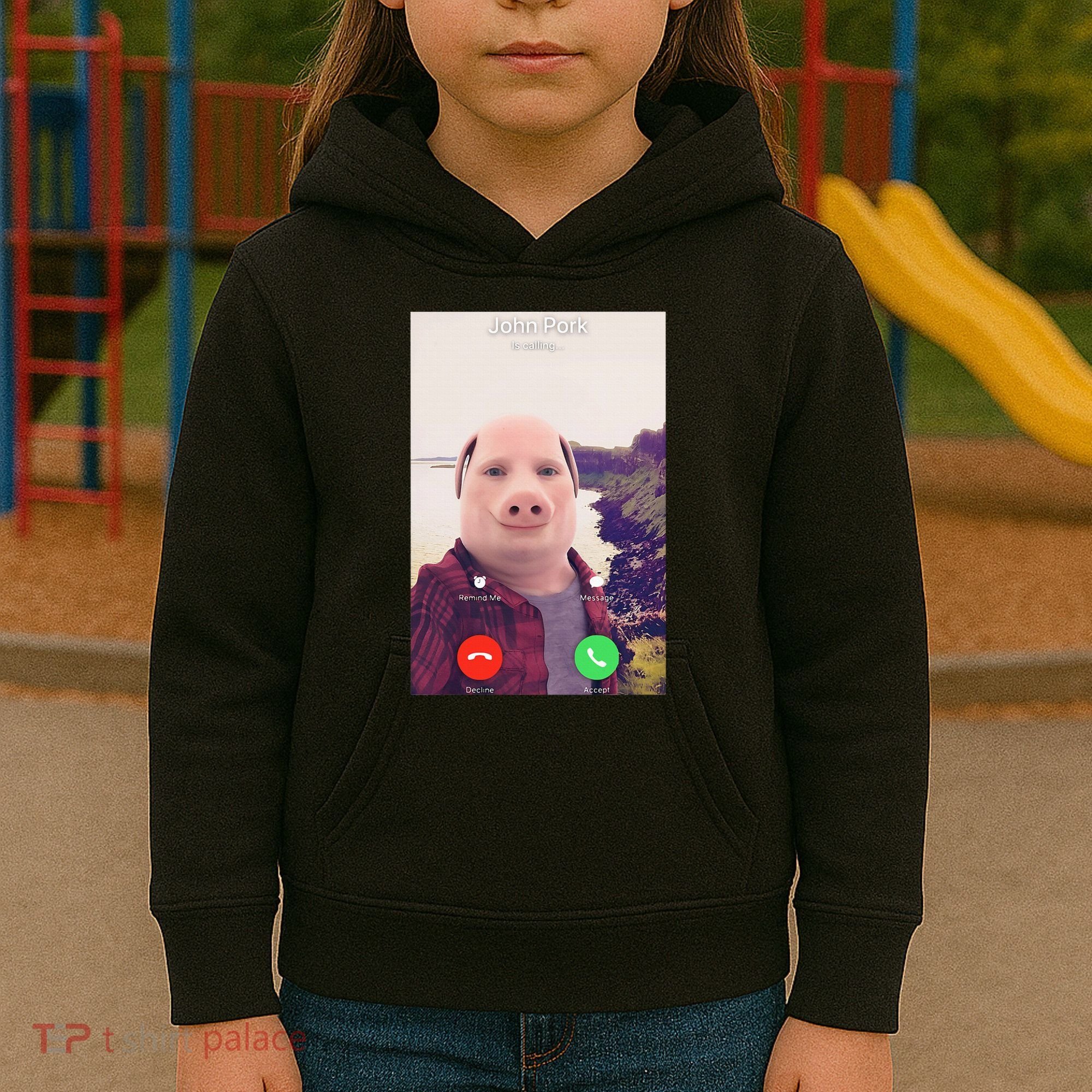John Pork Is Calling Kids Hoodie