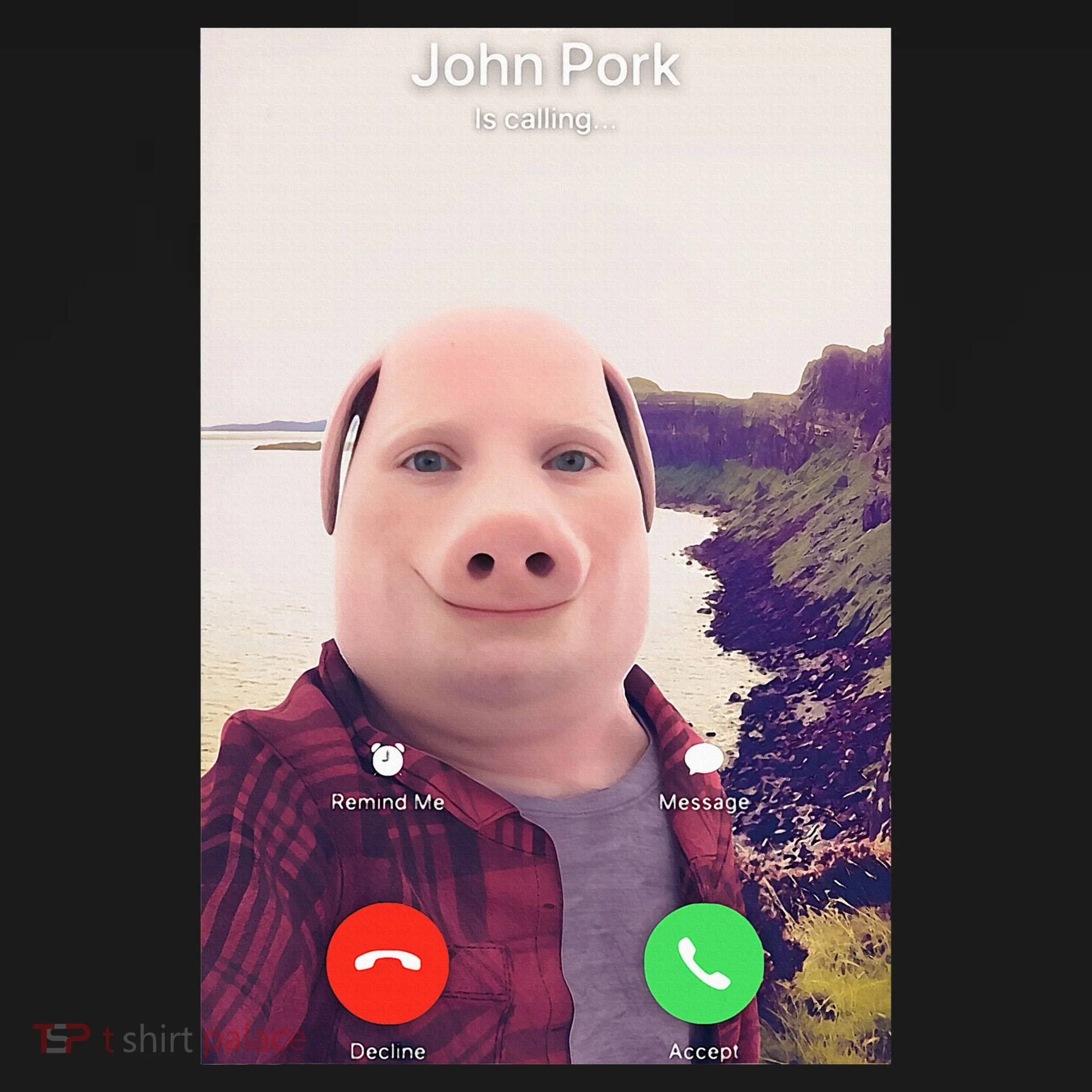 John Pork Is Calling Kids Long Sleeve Shirt