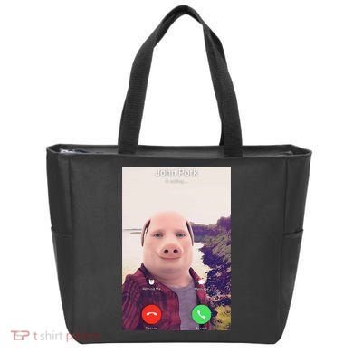 John Pork Is Calling Tote Bag