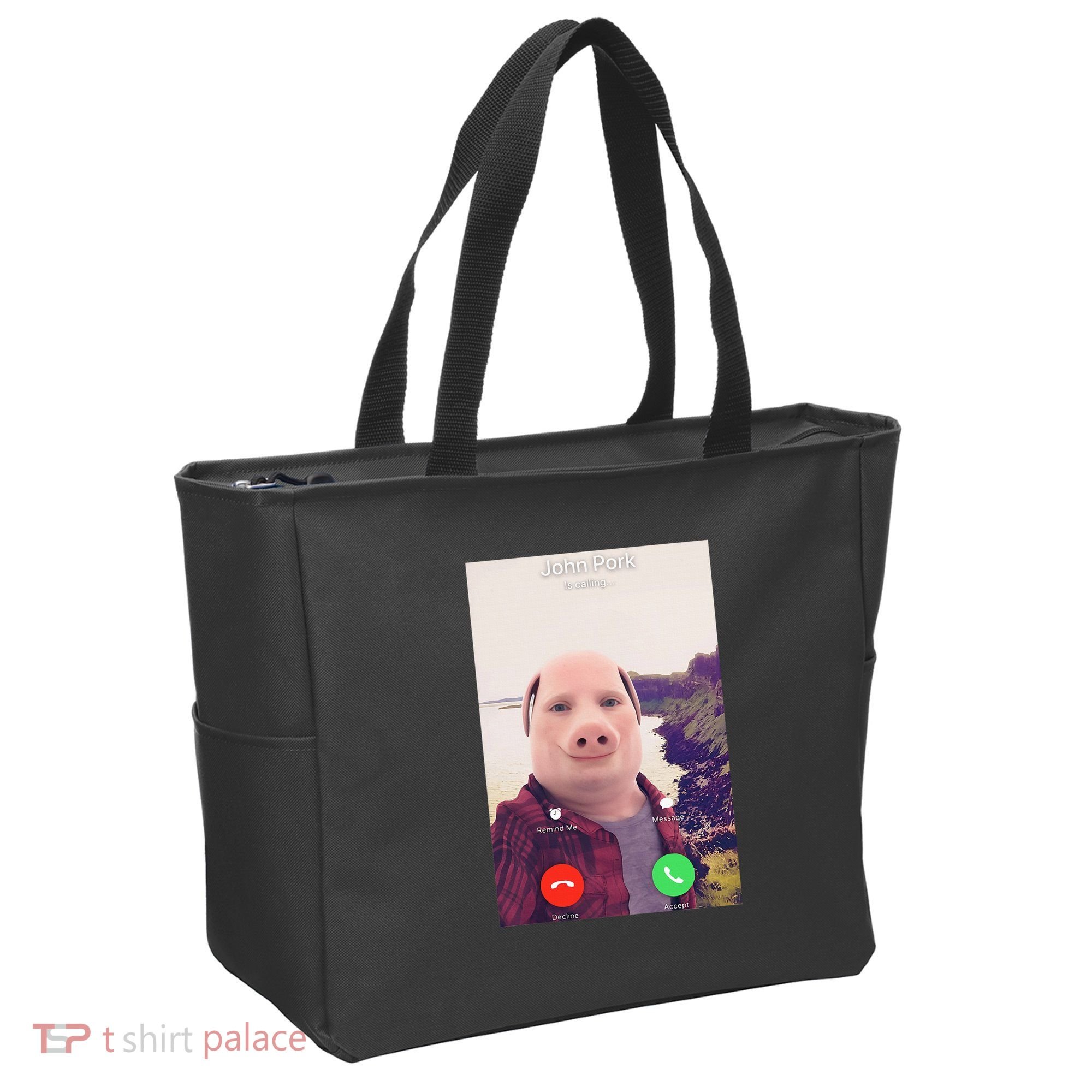 John Pork Is Calling Tote Bag