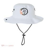 Jesus Paid It All Floral Crown Christian Bucket Hat thumb 0