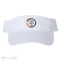 Jesus Paid It All Floral Crown Christian Visor thumb 0