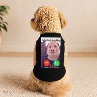 John Pork Is Calling Funny Answer Call Phone Doggie Tank thumb 2
