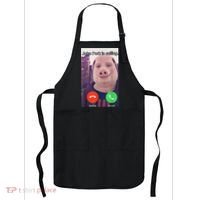 John Pork Is Calling Funny Answer Call Phone Apron thumb 0
