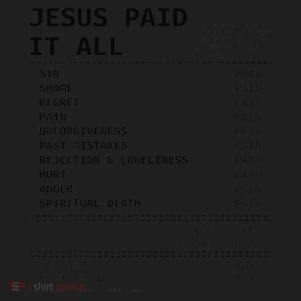 Jesus Paid It All Women's Sweatshirt