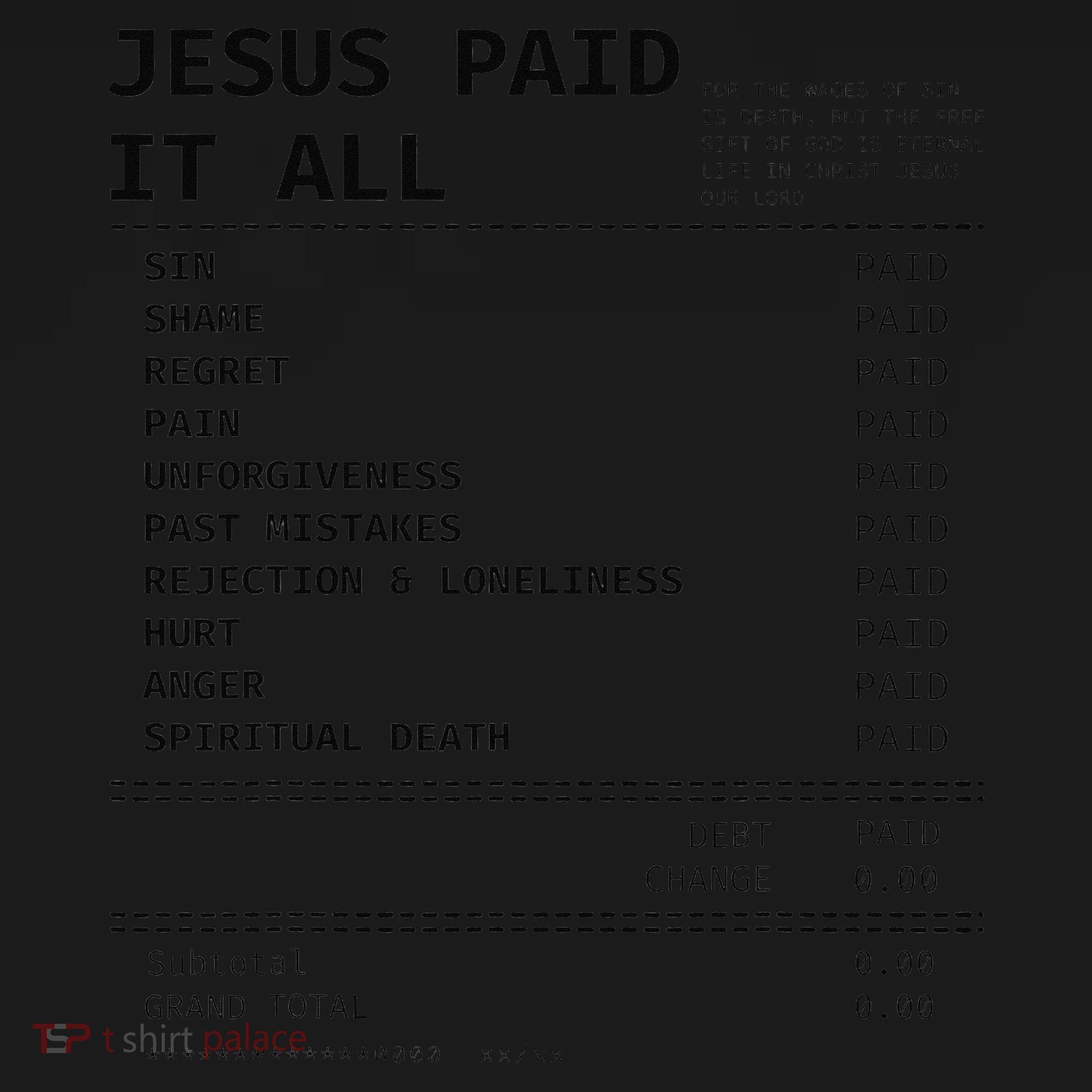 Jesus Paid It All Doggie Tank