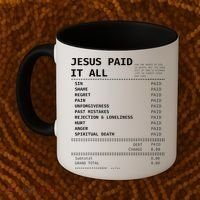 Jesus Paid It All Coffee Mug thumb 2