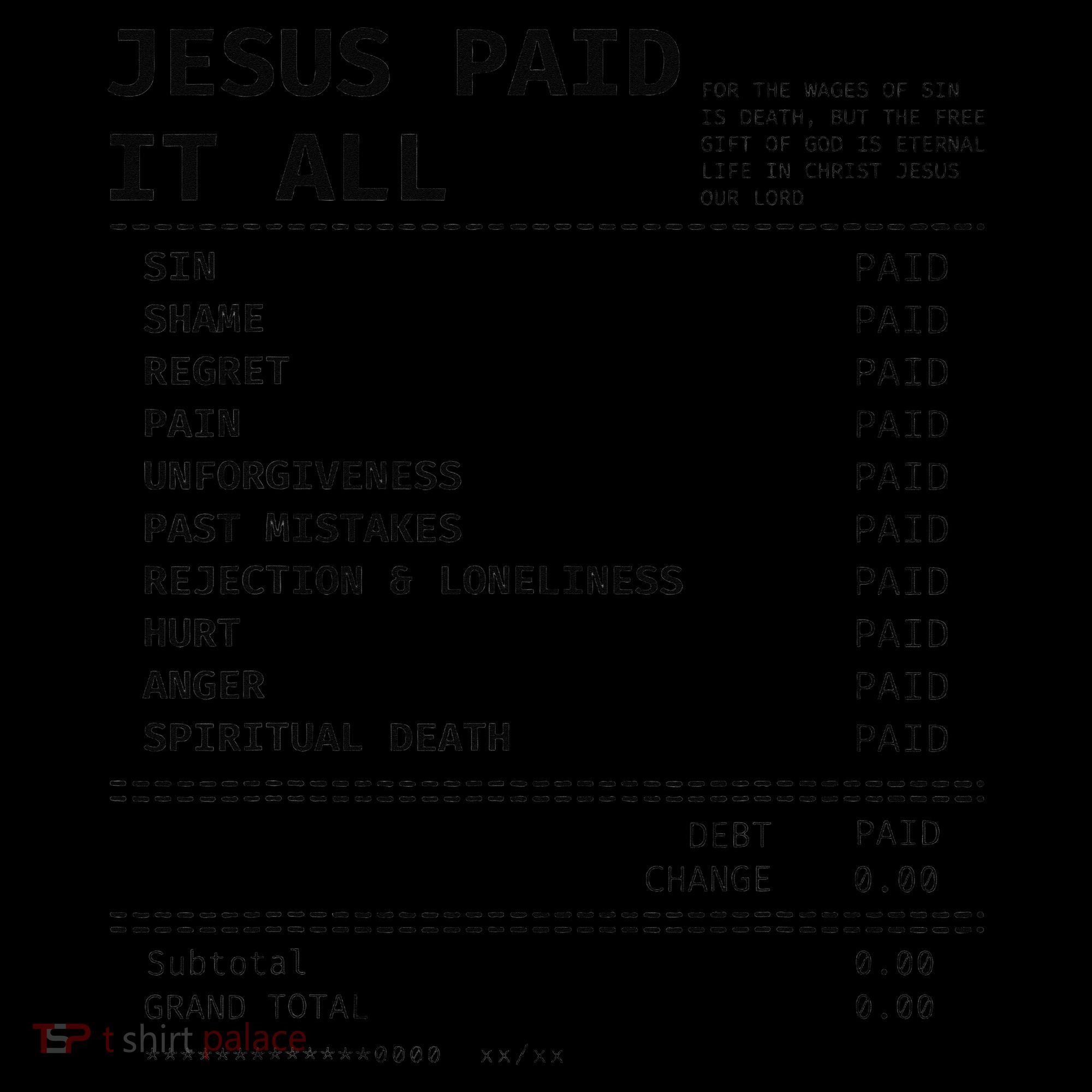 Jesus Paid It All Pajama Set