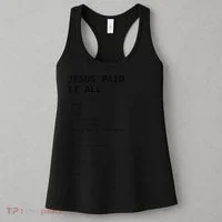 Jesus Paid It All Women's Tank Top thumb 3