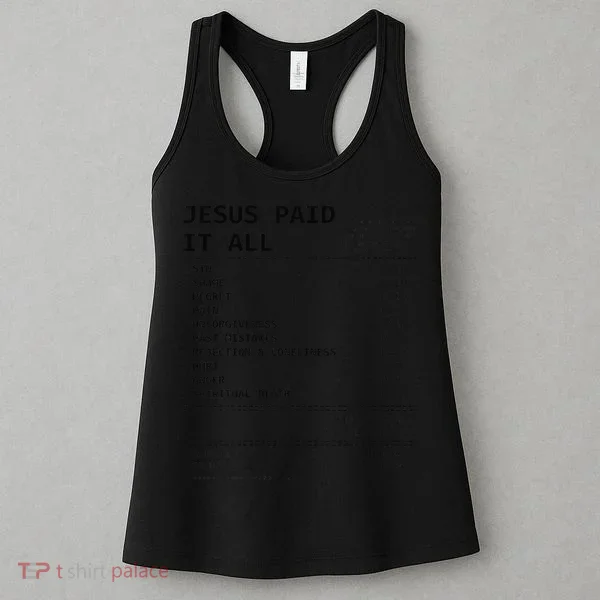 Jesus Paid It All Women's Tank Top