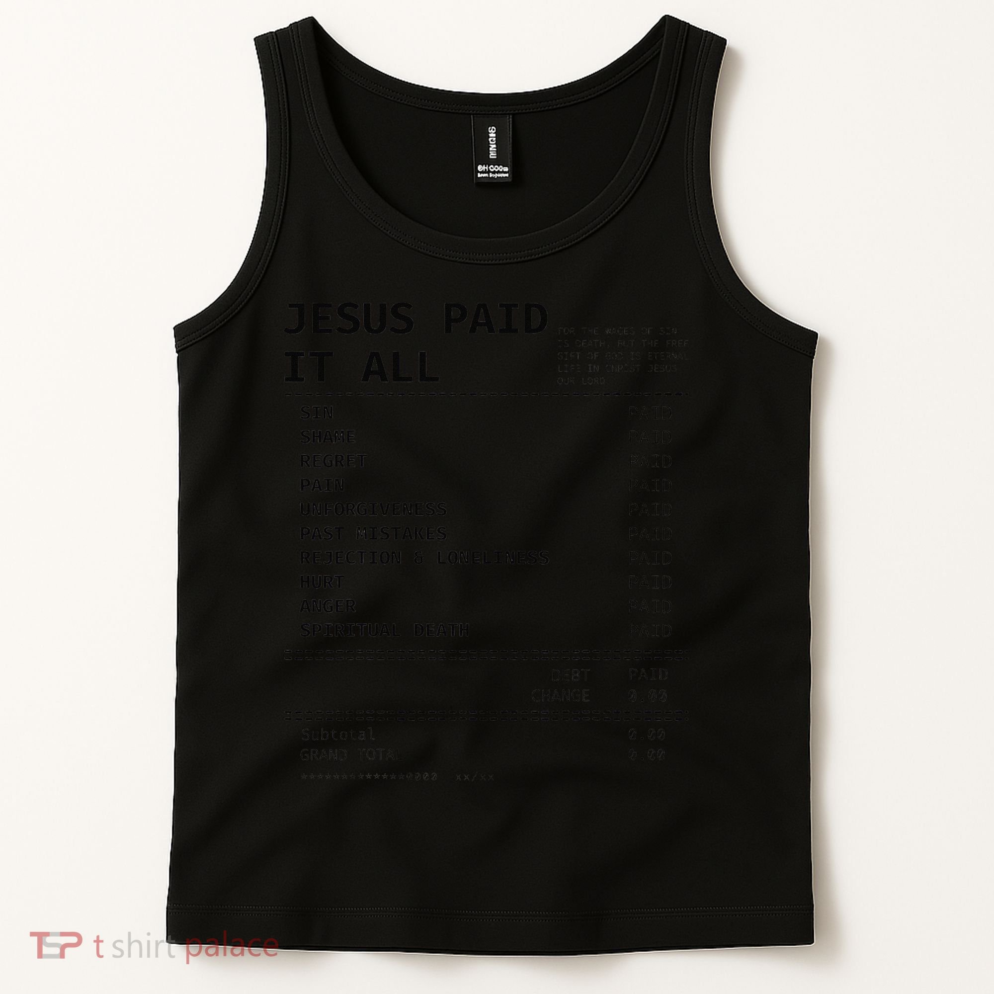 Jesus Paid It All Tank Top