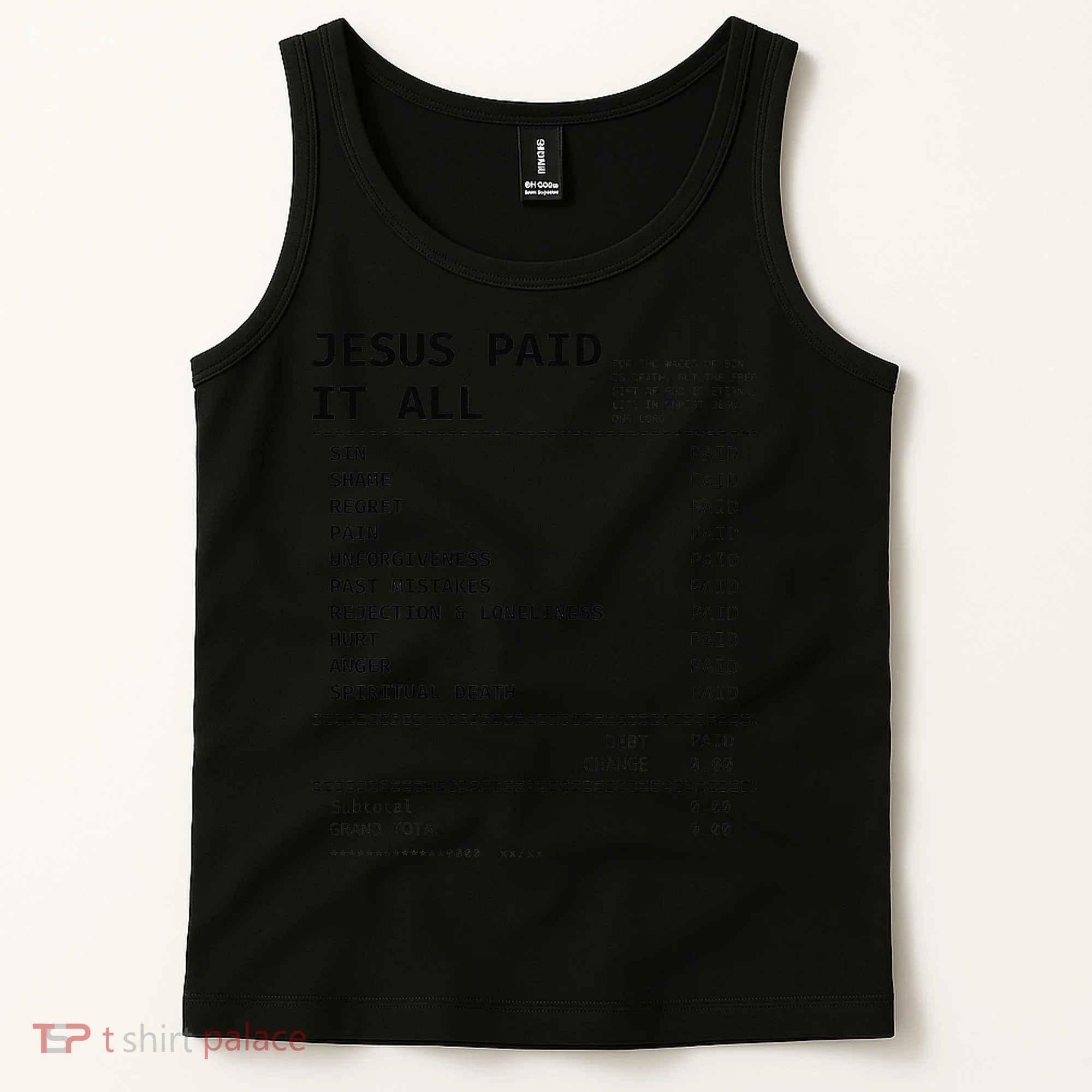 Jesus Paid It All Tank Top