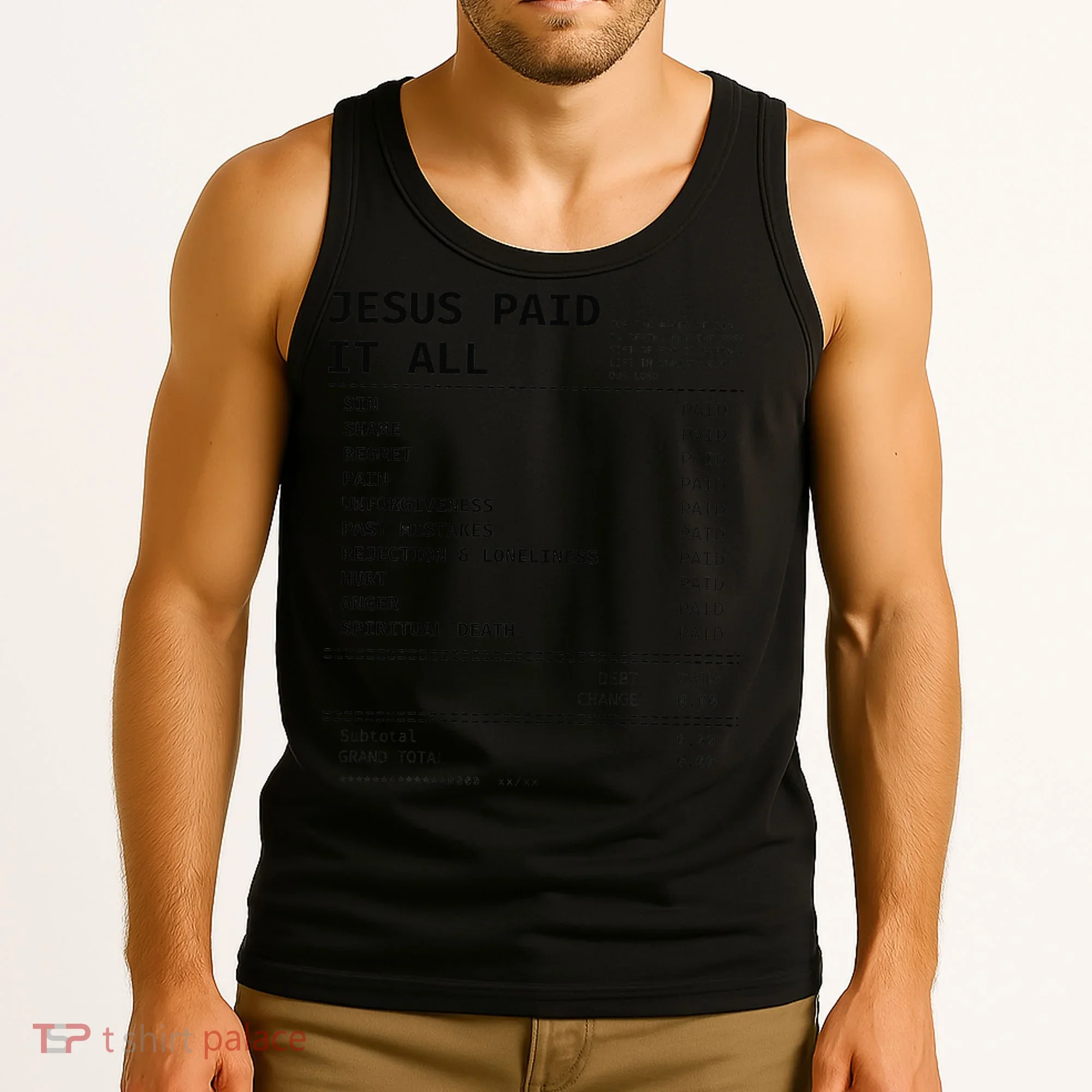 Jesus Paid It All Tank Top