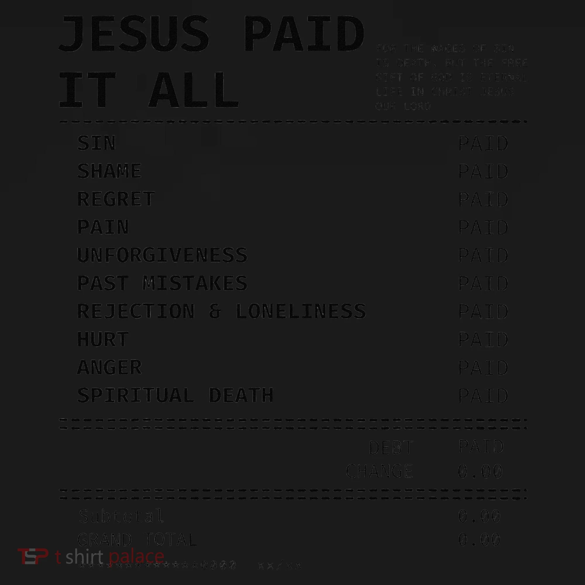 Jesus Paid It All Tank Top