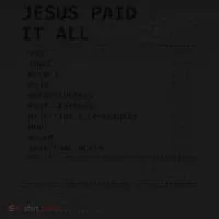 Jesus Paid It All Kids Long Sleeve Shirt thumb 2