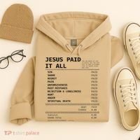 Jesus Paid It All Hoodie thumb 4