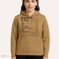 Jesus Paid It All Hoodie thumb 5