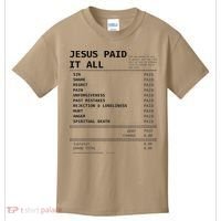 Jesus Paid It All Kids T-Shirt thumb 0