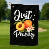 Just Peachy Golf Towel thumb 1