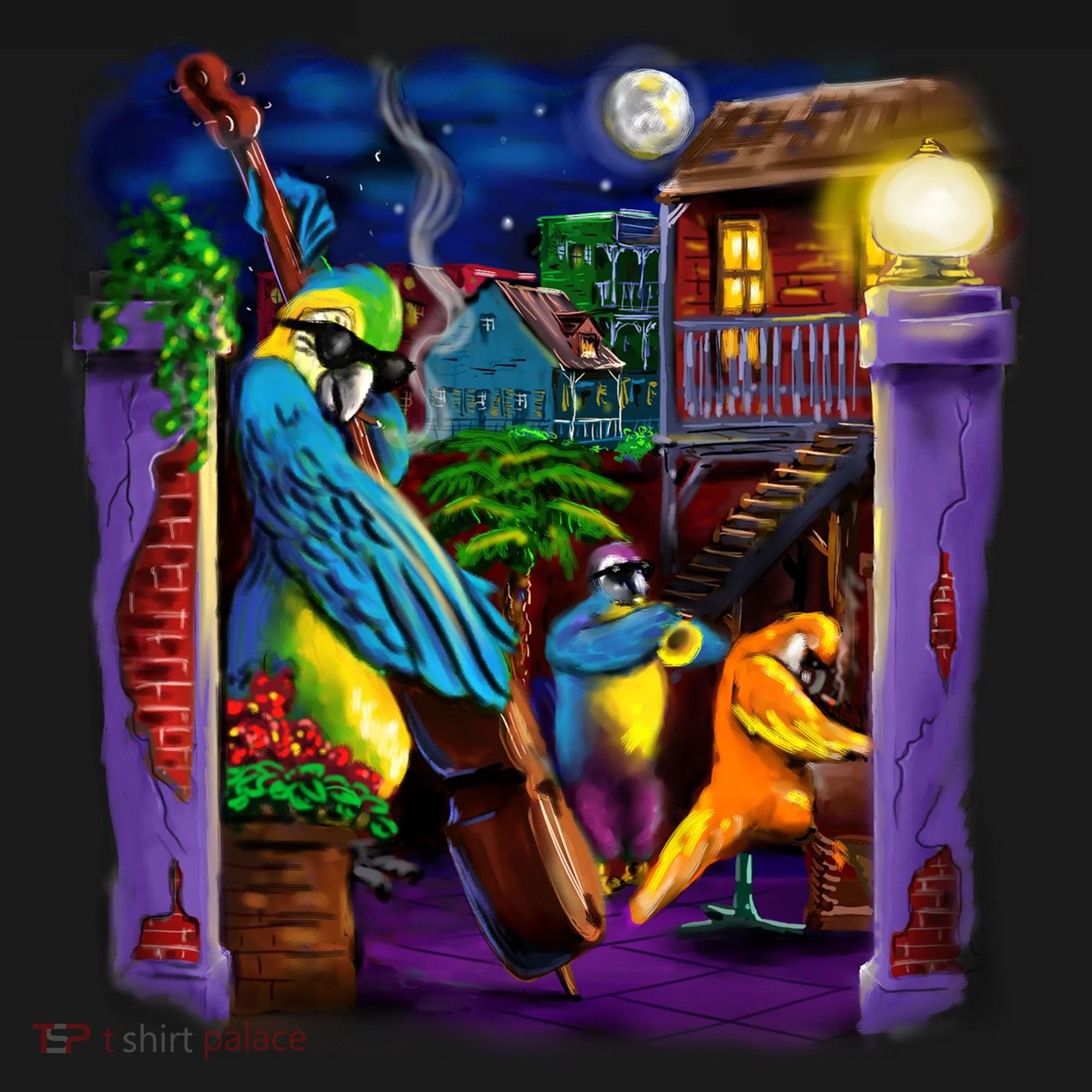 Jazz Parrots Doggie Tank