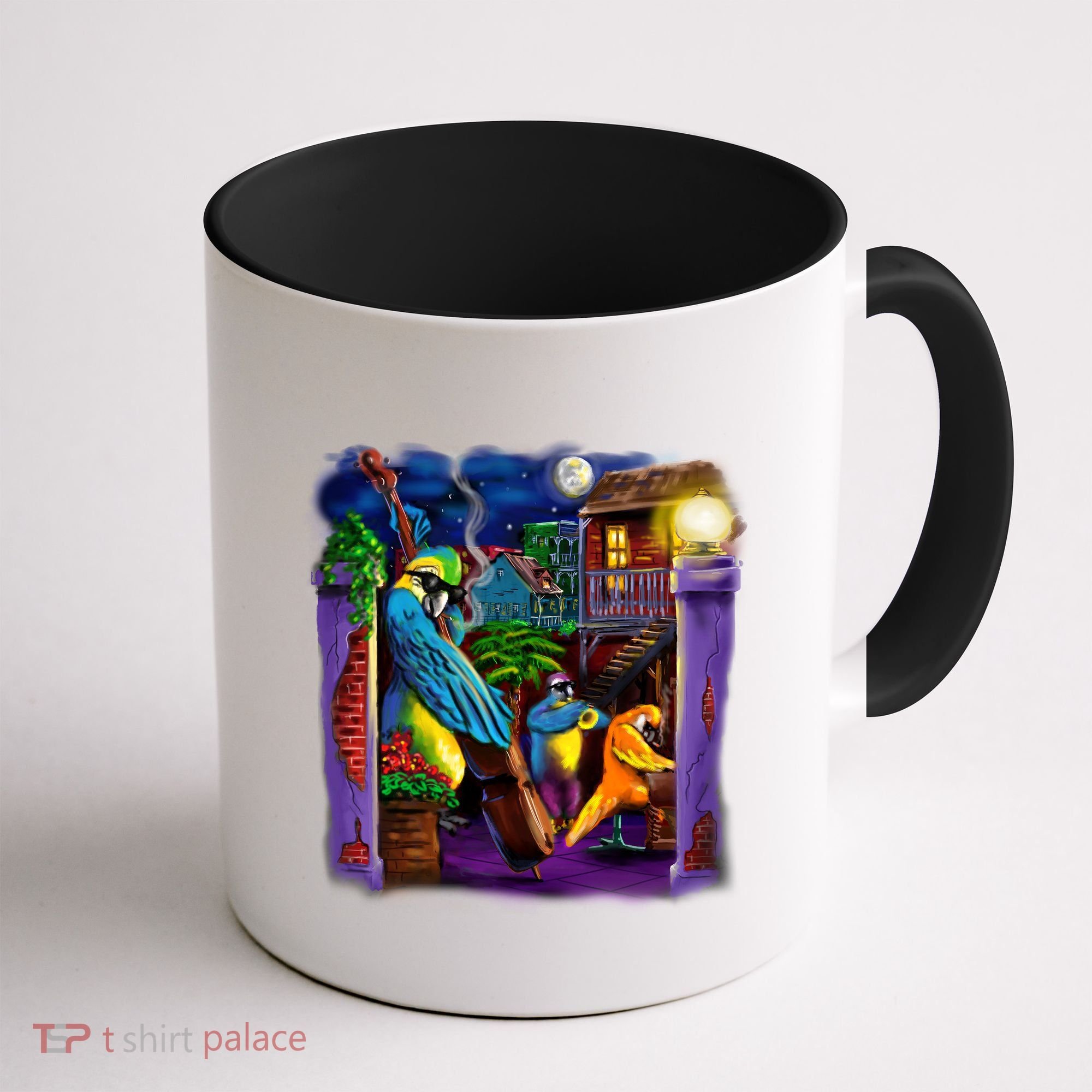 Jazz Parrots Coffee Mug
