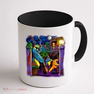 Jazz Parrots Coffee Mug back