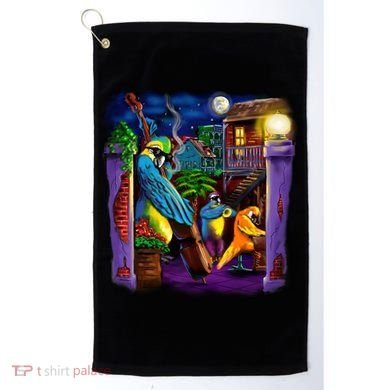 Jazz Parrots Golf Towel