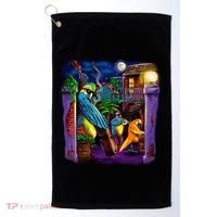 Jazz Parrots Golf Towel thumb 0