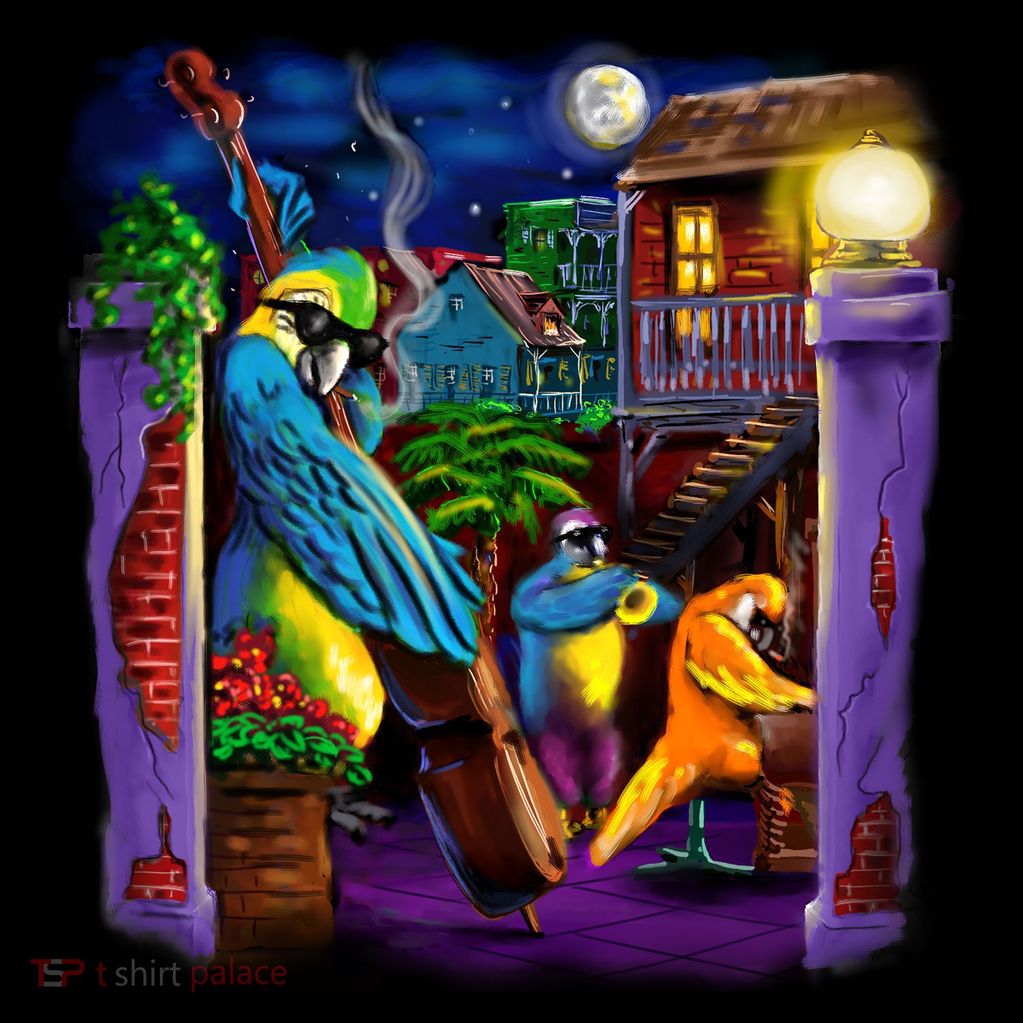 Jazz Parrots Women's T-Shirt
