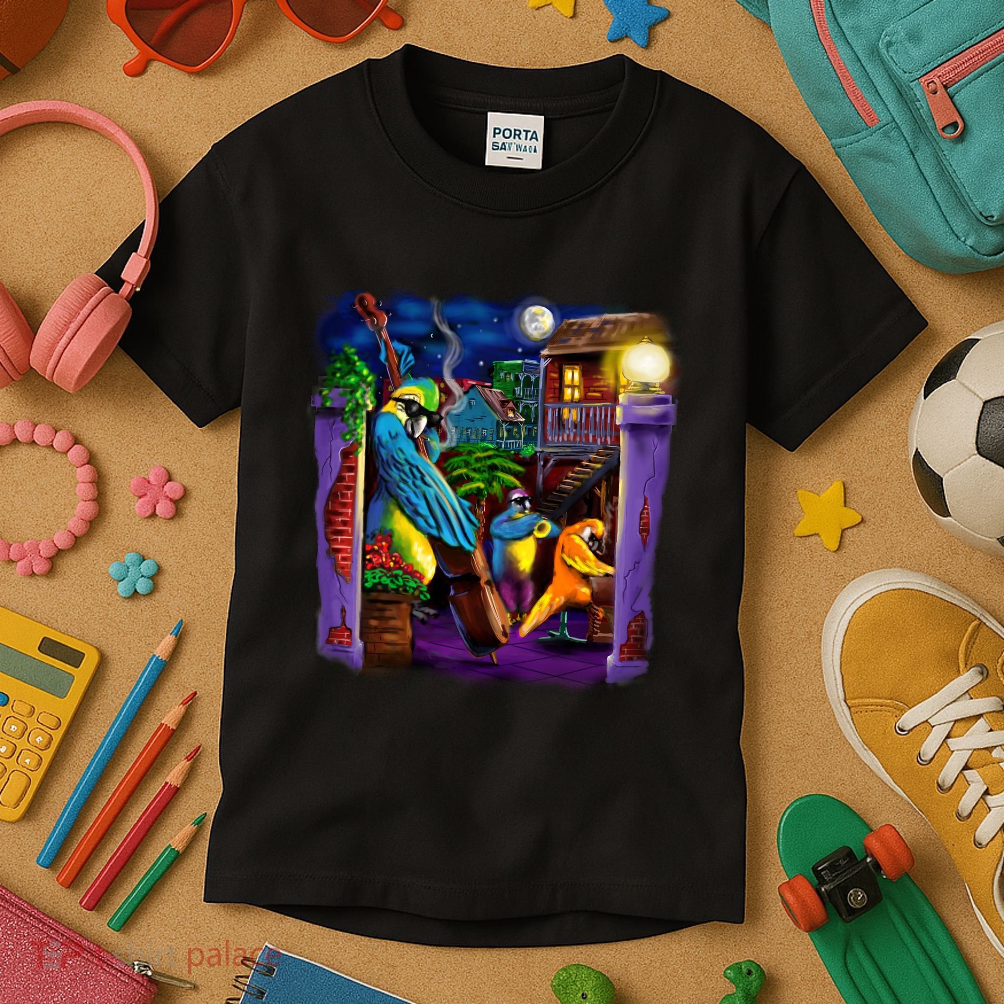 Jazz Parrots Kids T-Shirt