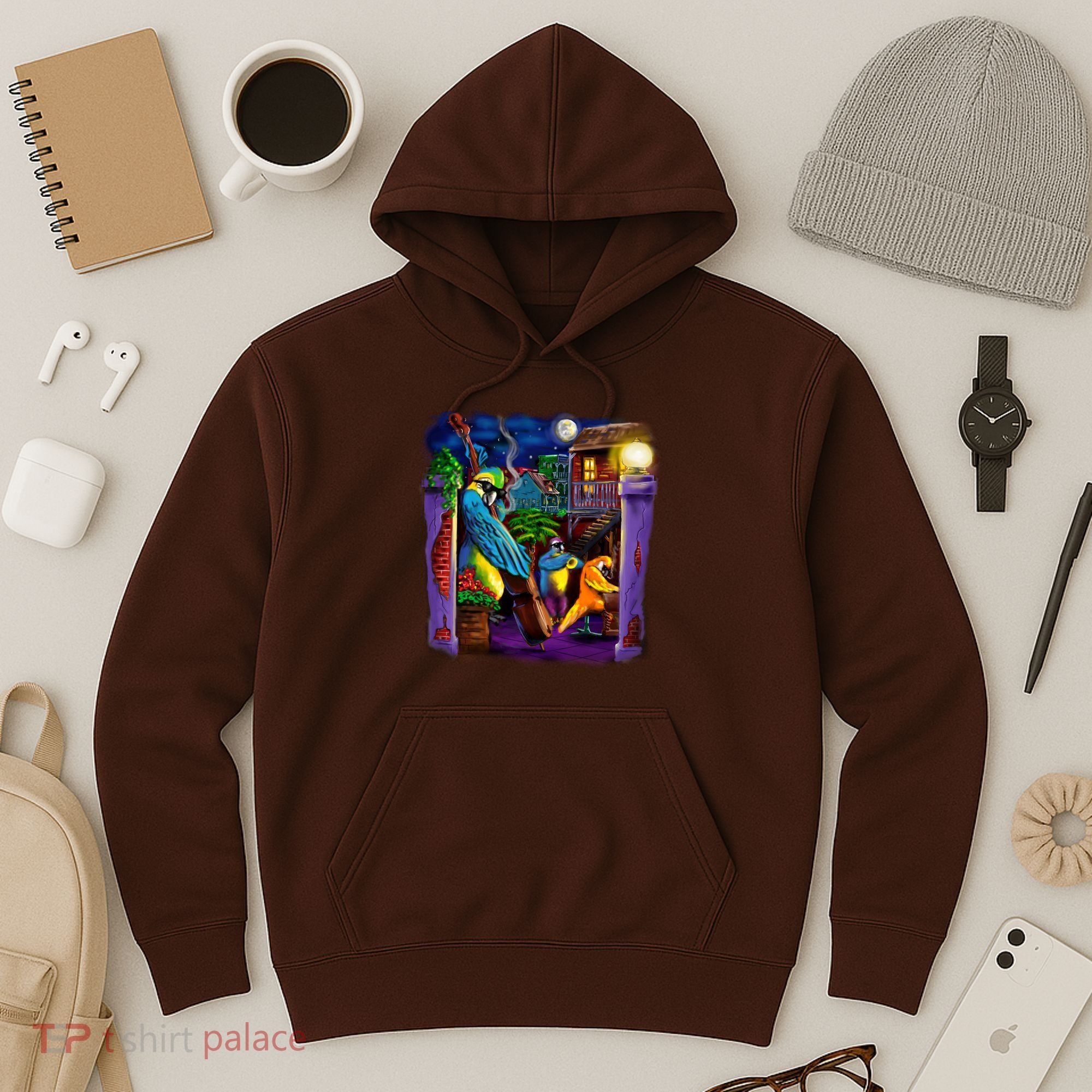 Jazz Parrots Hoodie
