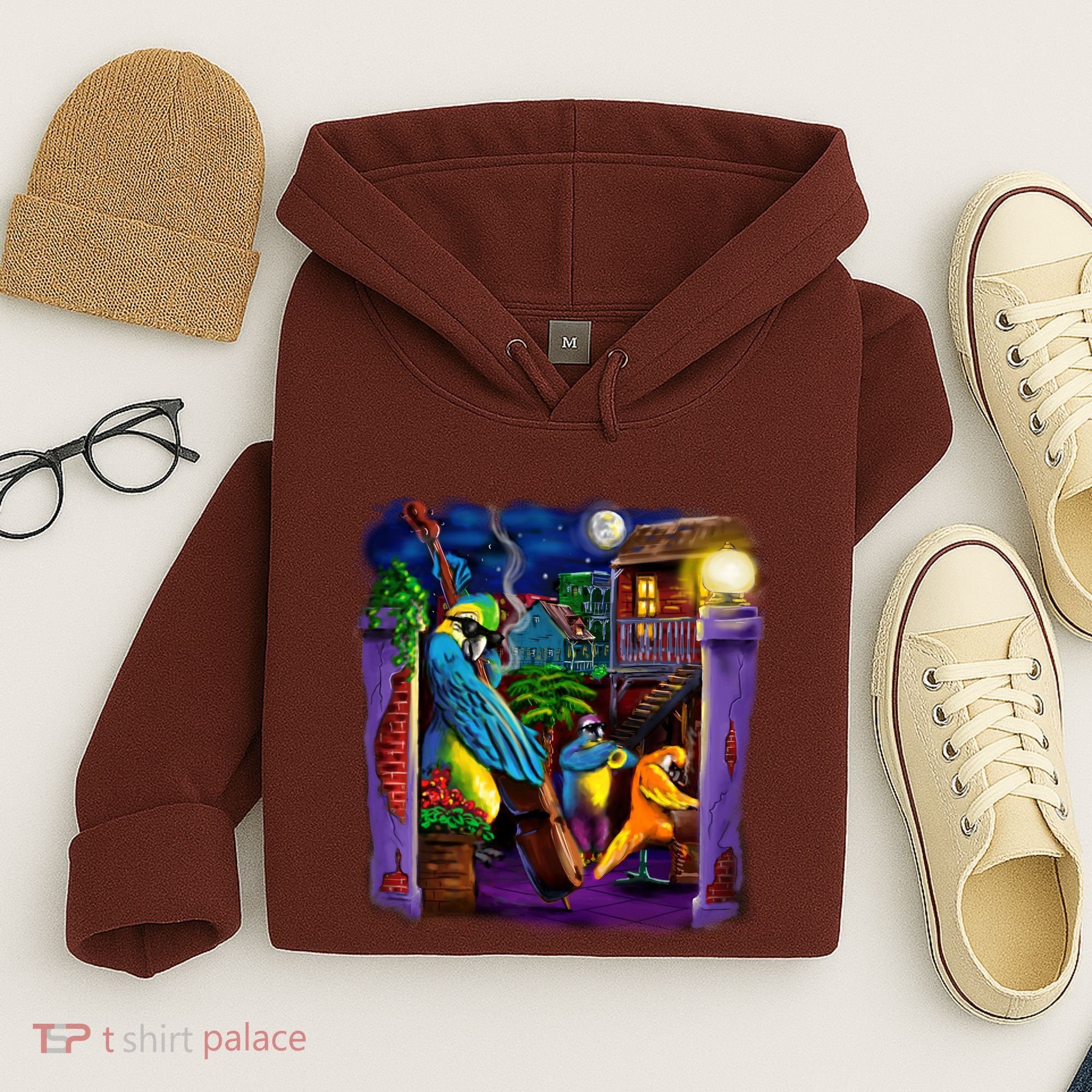 Jazz Parrots Hoodie