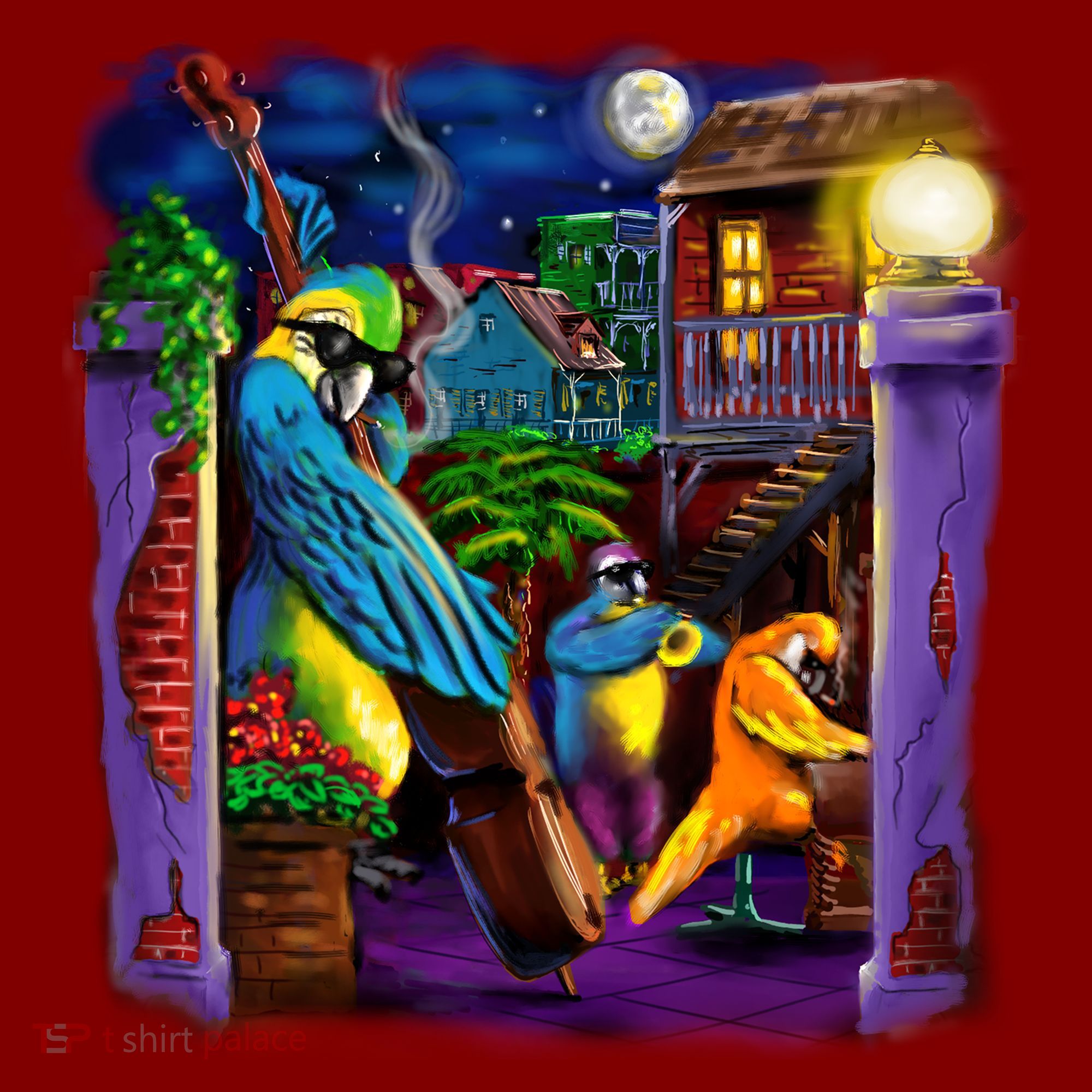Jazz Parrots T-Shirt