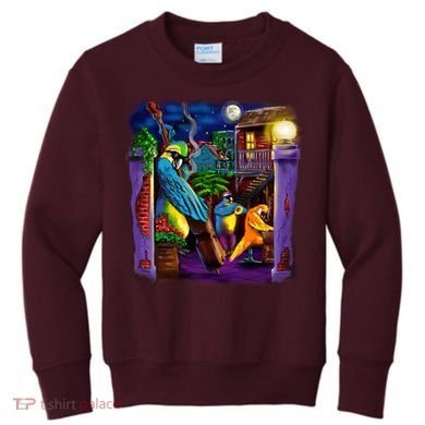 Jazz Parrots Kids Sweatshirt