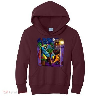 Jazz Parrots Kids Hoodie