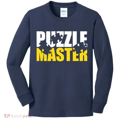 Jigsaw Puzzle Master Kids Long Sleeve Shirt